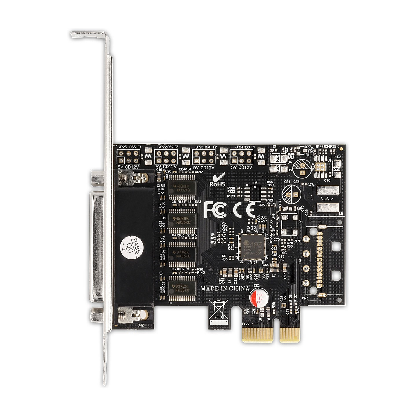 PCI Express Karte zu 4 x Seriell RS-232 — Buy in Cyprus with Fast Delivery