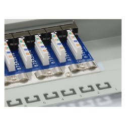 Equip Patchpanel 24x RJ45 Cat6 19' UTP 1HE Premium hellgrau — Buy in Cyprus with Fast Delivery