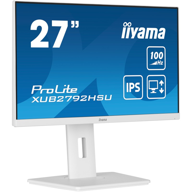 Buy iiyama ProLite XUB2792HSU-W6 - 27" FHD IPS 100Hz Monitor - White, 0.4ms, HDM... in Cyprus, Nicosia, Limassol, Larnaka, Pafos