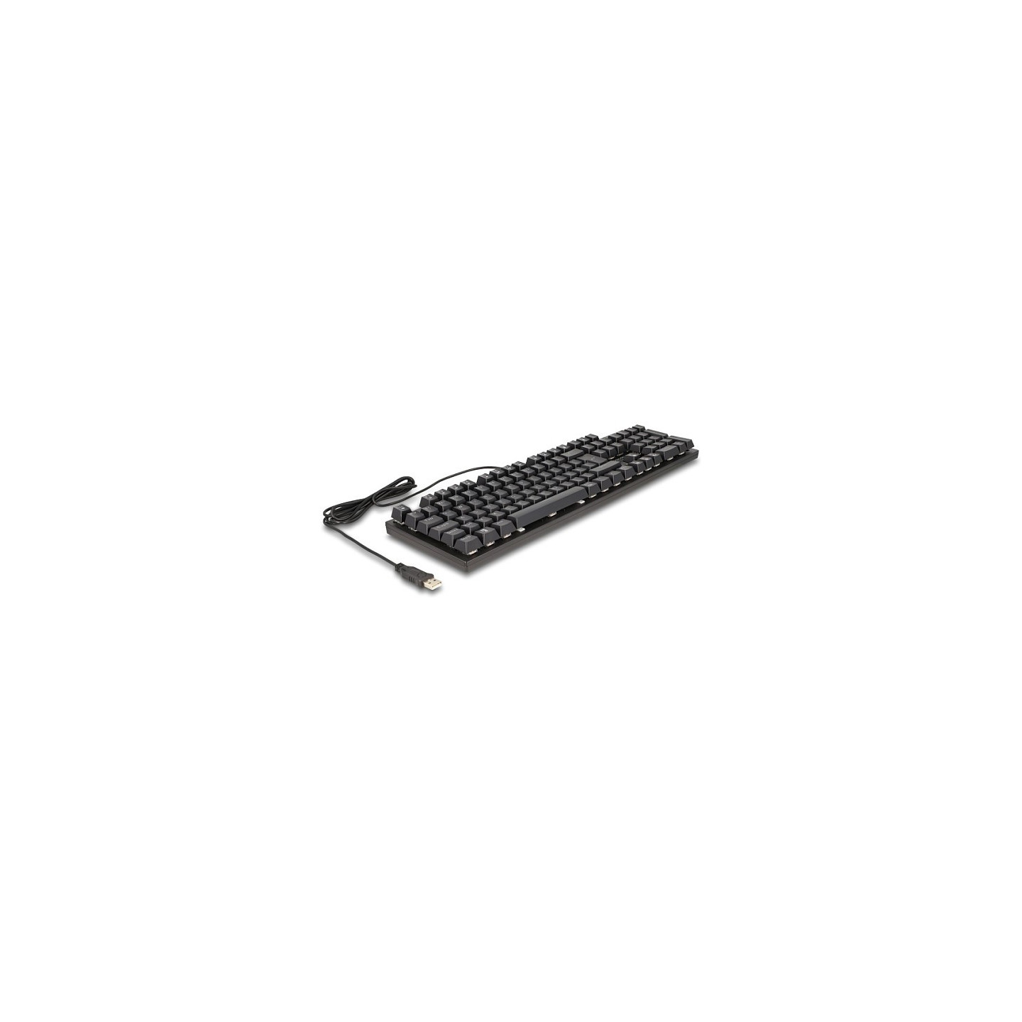 Delock Mechanische USB Gaming Tastatur kabelgebunden 1.6 m schwarz mit RGB Beleuchtung — Buy in Cyprus with Fast Delivery