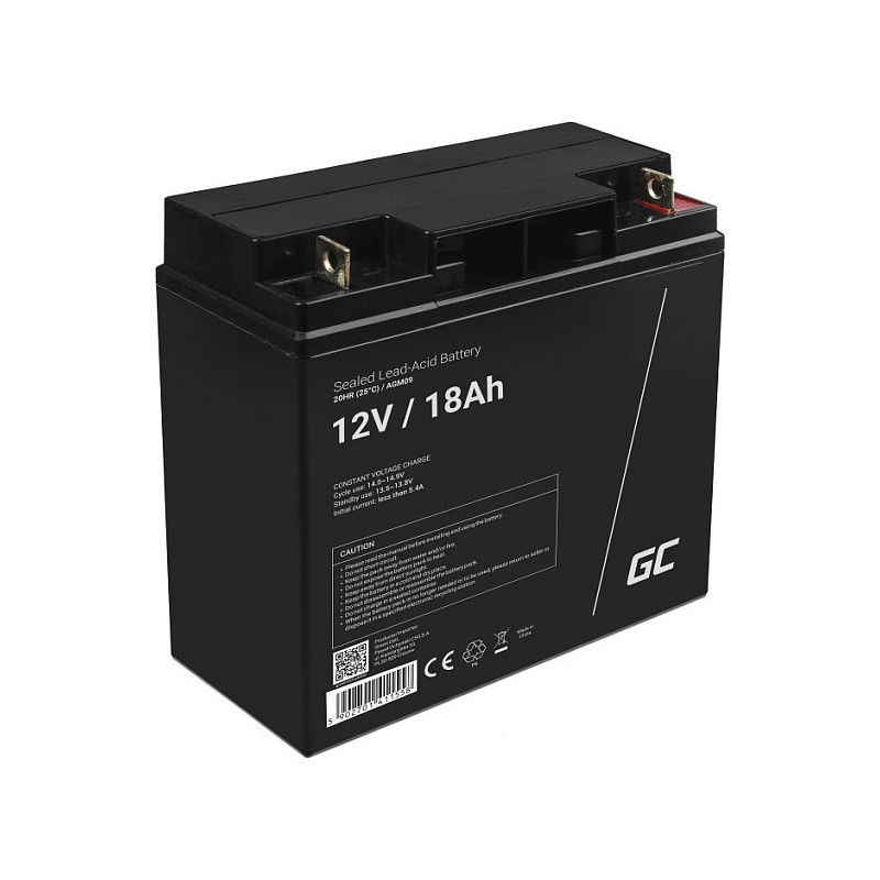 Green Cell Ersatzbatterie AGM09 12V 18Ah SLA — Buy in Cyprus with Fast Delivery