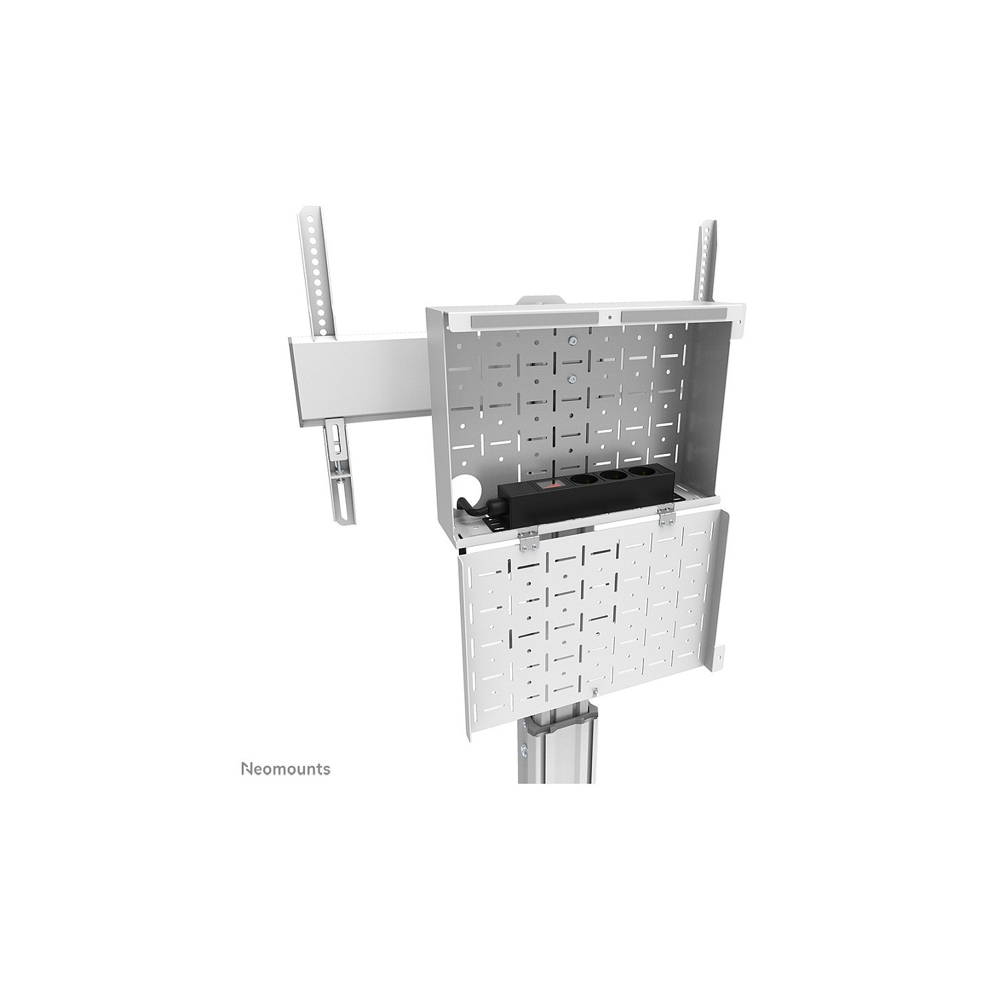 Neomounts FL50S-825WH1 mobiler Bodenständer für 37-75' Bildschirme - Weiß — Buy in Cyprus with Fast Delivery
