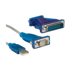 VALUE Konverter-Kabel USB-seriell trkis 1.8m — Buy in Cyprus with Fast Delivery