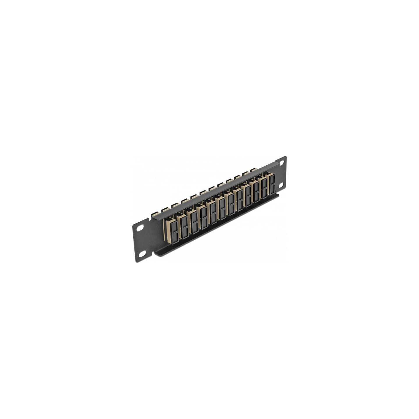 Delock 10? LWL Patchpanel 12 Port SC Duplex beige 1 HE schwarz — Buy in Cyprus with Fast Delivery