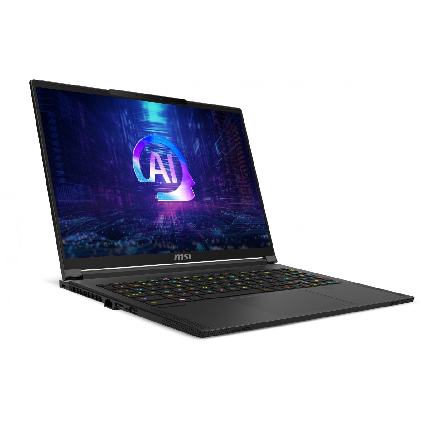 MSI Stealth A16 AI+ - A3XWHG-044 - Black, Ryzen AI 9 HX 370 2.0GHz, RTX 5070 Ti, 32GB LPDDR5X, 2TB SSD, 16" QHD+ OLED 240Hz