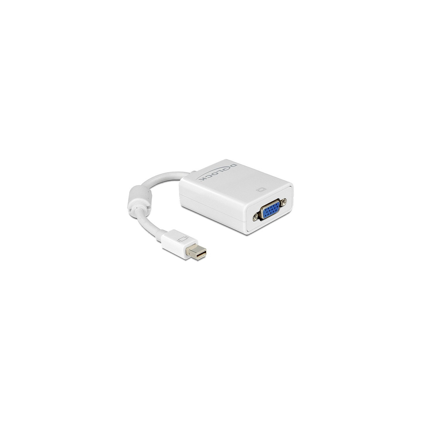 Adapter mini DisplayPort to VGA (ST-BU) DeLOCK White — Buy in Cyprus with Fast Delivery