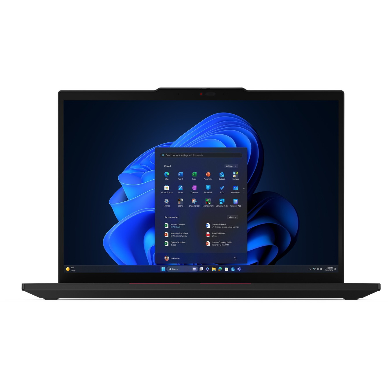 Lenovo ThinkPad T14 Gen 6 - CU7-255U - Black, 14" OLED 2.8K, Intel Core Ultra 7 255U, 32GB, 1TB, Windows 11 Pro