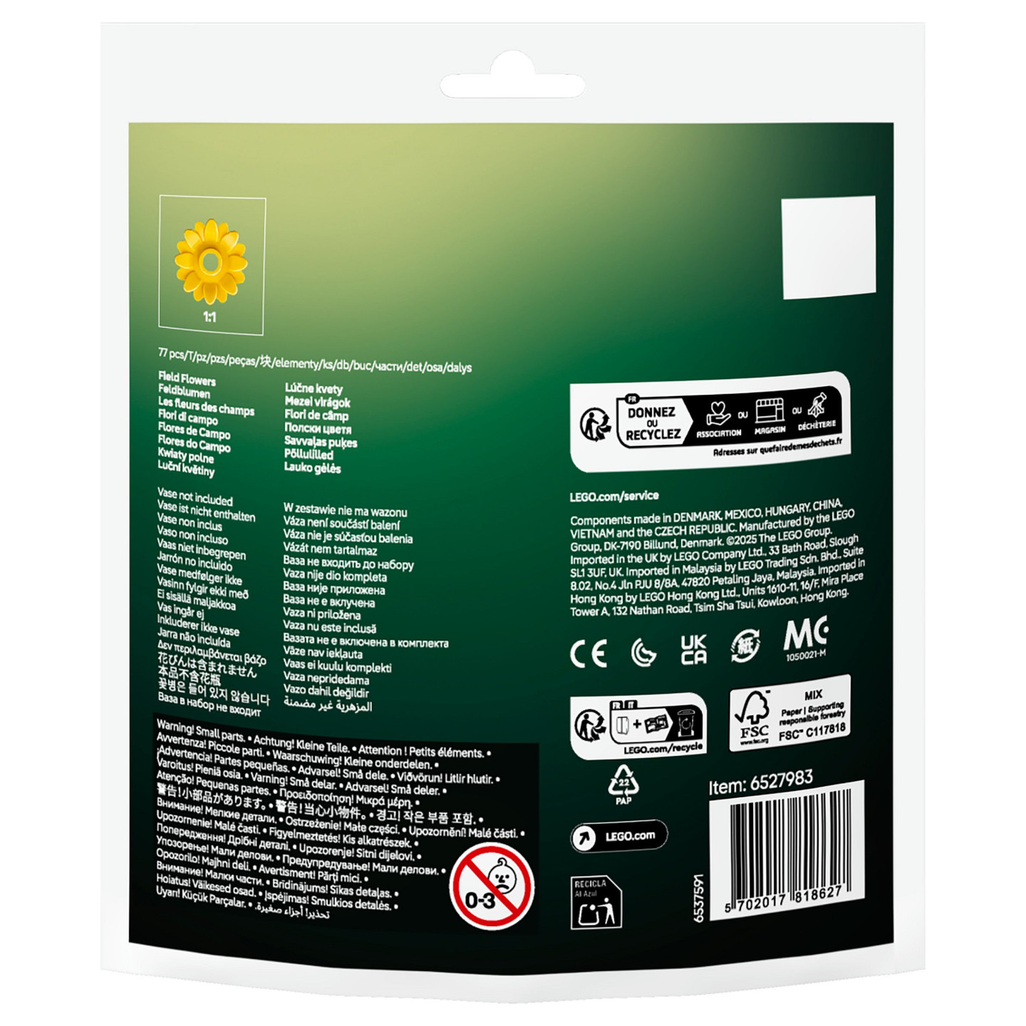 LEGO 30701 Botanicals Feldblumen — Buy in Cyprus with Fast Delivery