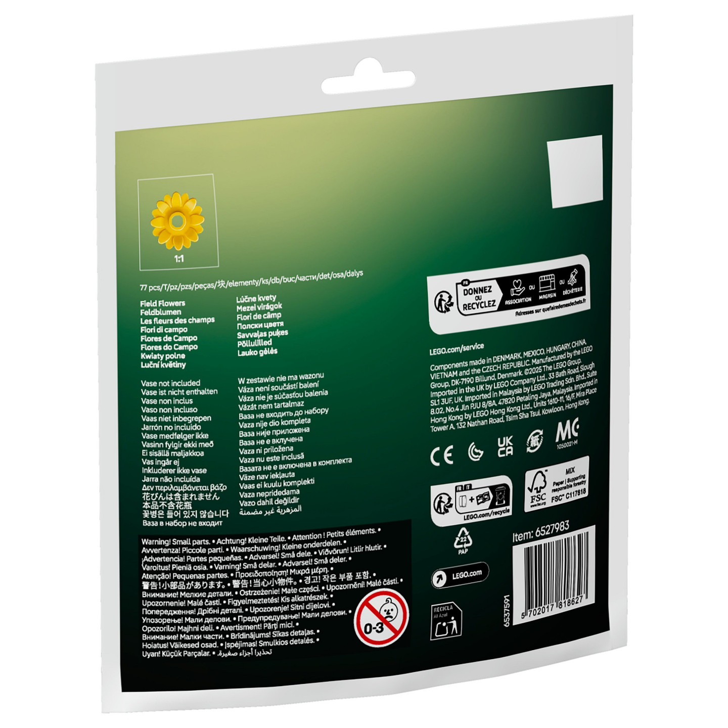 LEGO 30701 Botanicals Feldblumen — Buy in Cyprus with Fast Delivery
