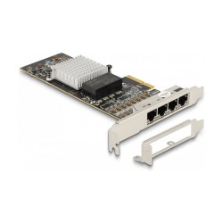 PCI Express x4 Netzwerkkarte Gigabit LAN 4 x RJ45 i350 — Buy in Cyprus with Fast Delivery