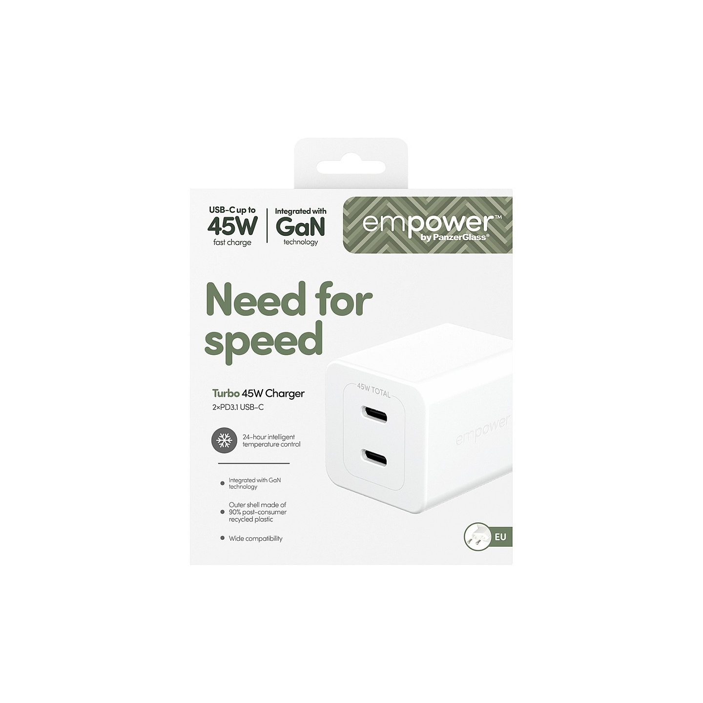 Panzerglass TURBO 45W CHARGER INCL. — Buy in Cyprus with Fast Delivery