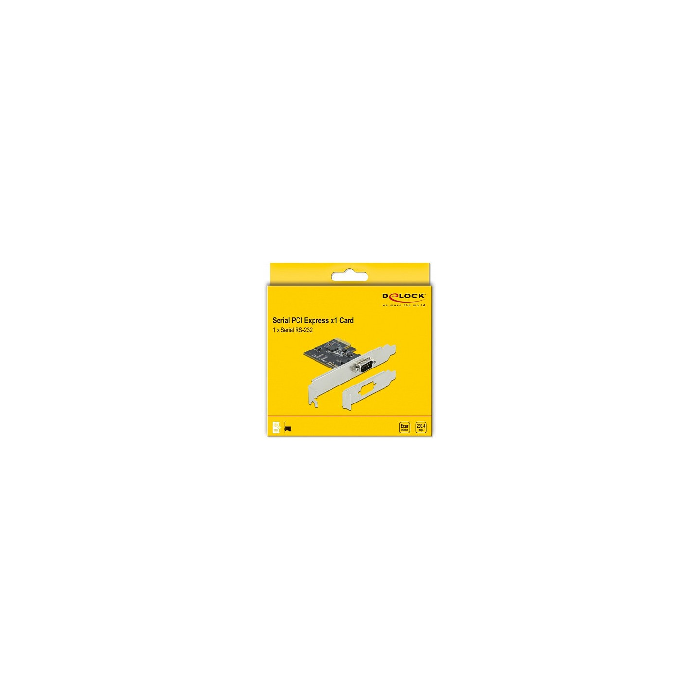 PCI Express x1 Karte zu 1 x Seriell RS-232 — Buy in Cyprus with Fast Delivery