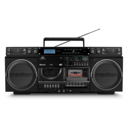 Medion LIFE® P66538 Retro-Boombox schwarz — Buy in Cyprus with Fast Delivery