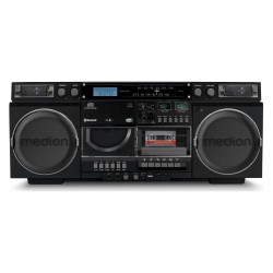 Medion LIFE® P66538 Retro-Boombox schwarz — Buy in Cyprus with Fast Delivery