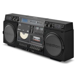 Medion LIFE® P66538 Retro-Boombox schwarz — Buy in Cyprus with Fast Delivery