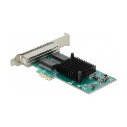 PCI Express x1 Netzwerkkarte Gigabit LAN 4 x RJ45 i350 — Buy in Cyprus with Fast Delivery