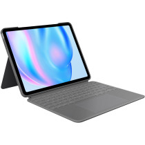 Logitech Combo Touch - iPad Air 13-inch (M2) - Oxford Grey Keyboard Case with Trackpad & Smart Connector