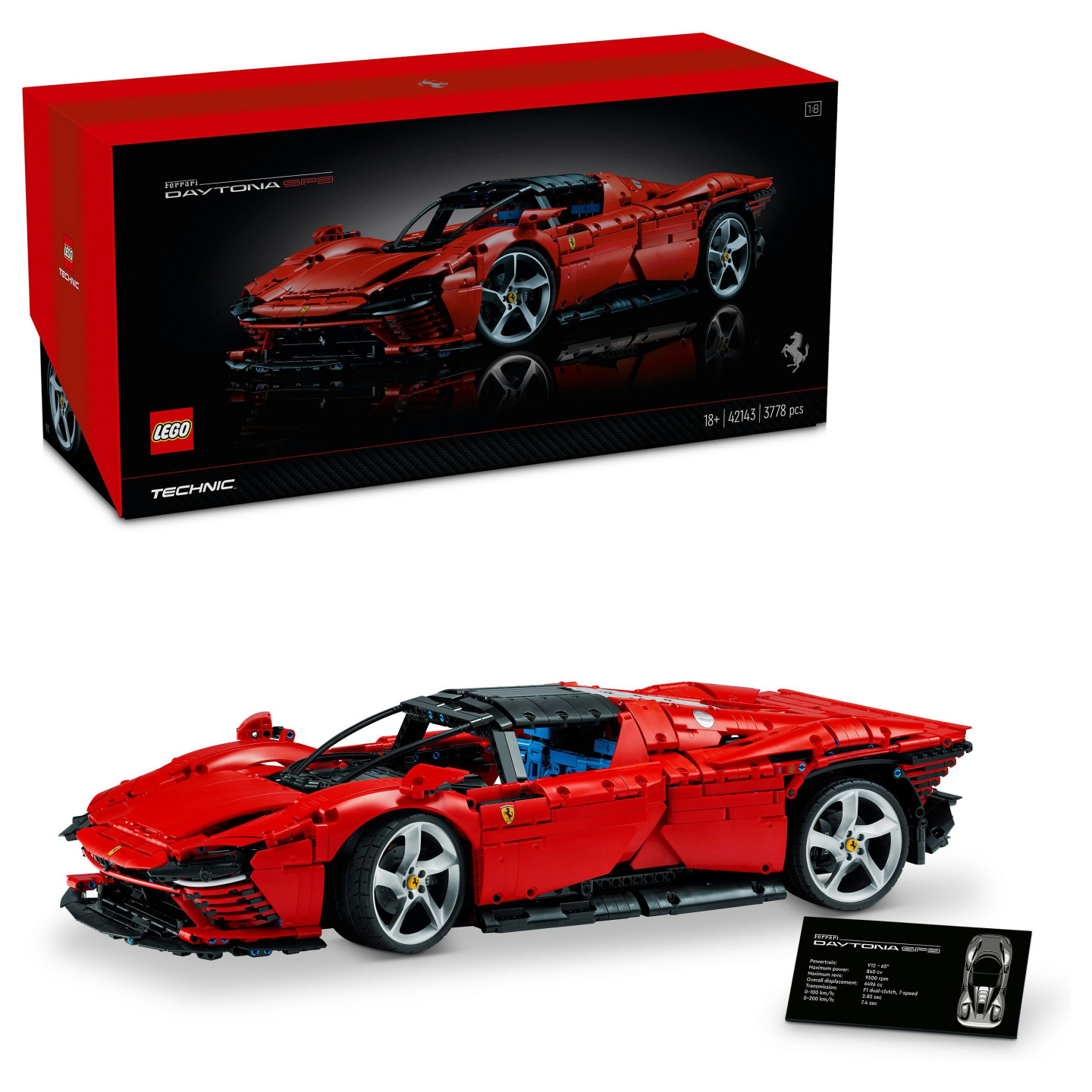 LEGO Technic Ferrari Daytona SP3 42143 — Buy in Cyprus with Fast Delivery