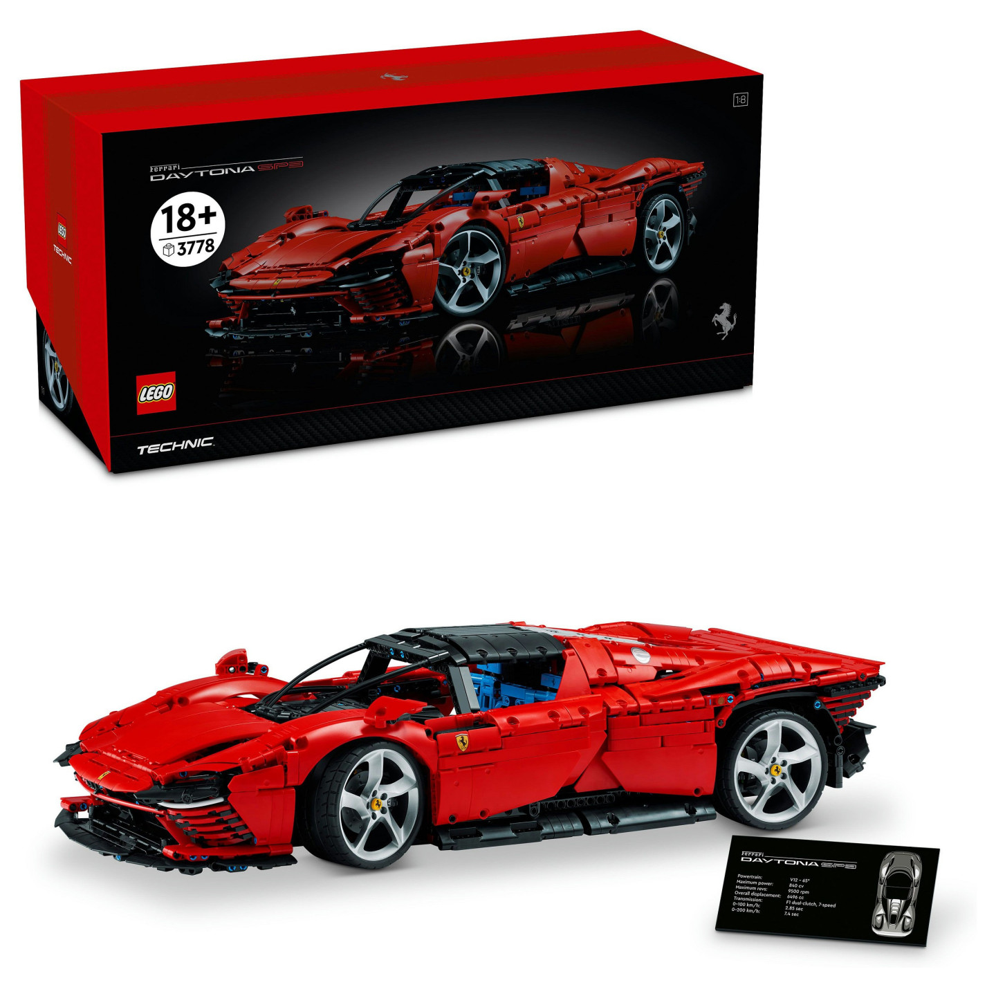 LEGO Technic Ferrari Daytona SP3 42143 — Buy in Cyprus with Fast Delivery