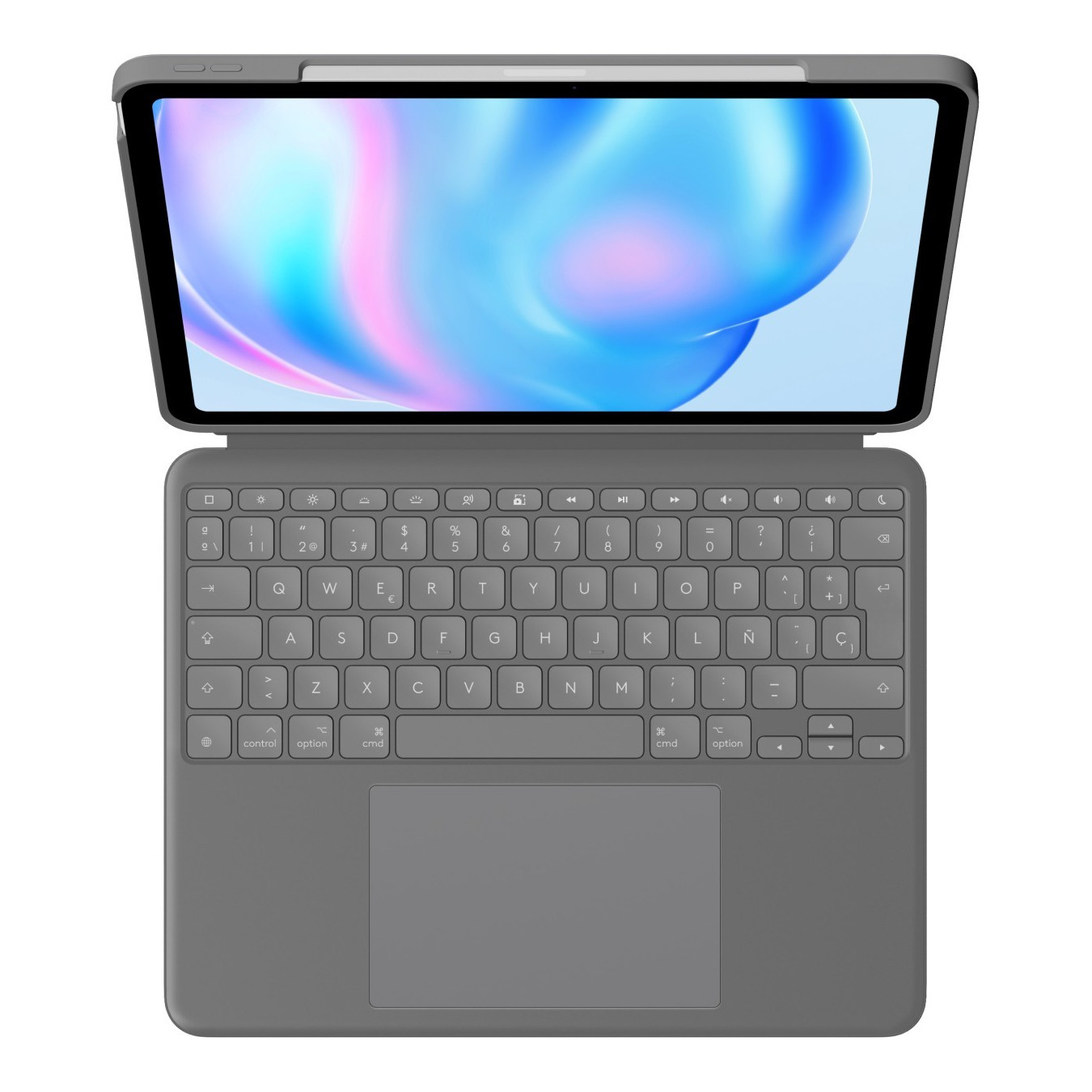 Logitech Combo Touch - iPad Air 13-inch (M2) - Oxford Grey Keyboard Case with Trackpad & Smart Connector