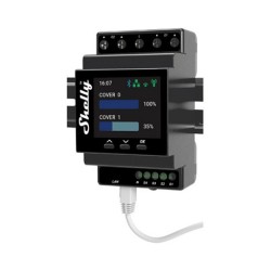 Shelly Relais 'Pro Dual Cover PM' 2x Rolladensteuerung WLAN LAN BT DIN-Rail — Buy in Cyprus with Fast Delivery
