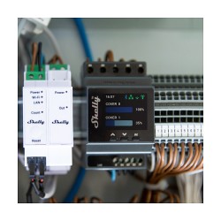 Shelly Relais 'Pro Dual Cover PM' 2x Rolladensteuerung WLAN LAN BT DIN-Rail — Buy in Cyprus with Fast Delivery