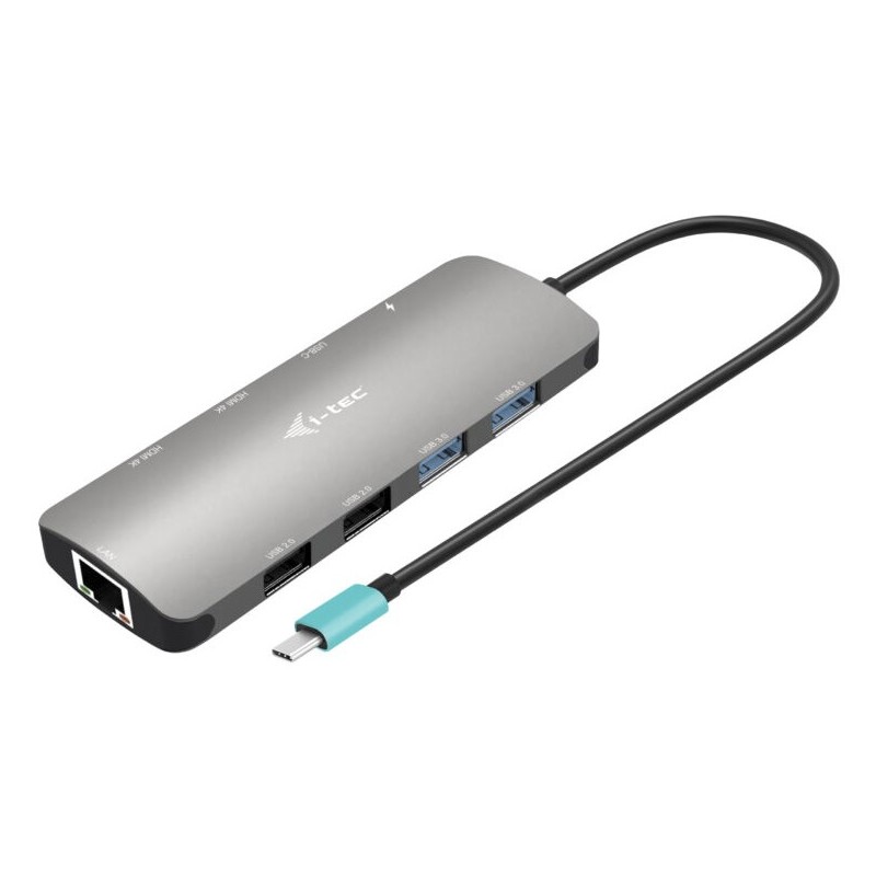 Buy i-tec Metal Nano USB-C Dock - 2×HDMI, 100W Power Delivery, Silver, Dual Dis... in Cyprus, Nicosia, Limassol, Larnaka, Pafos