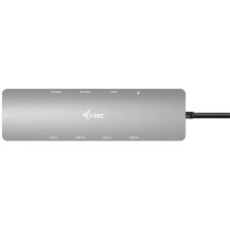 i-tec Metal Nano USB-C Dock - 2×HDMI, 100W Power Delivery, Silver, Dual Display, USB 3.2 Gen1