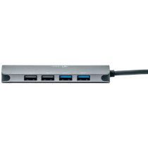 i-tec Metal Nano USB-C Dock - 2×HDMI, 100W Power Delivery, Silver, Dual Display, USB 3.2 Gen1