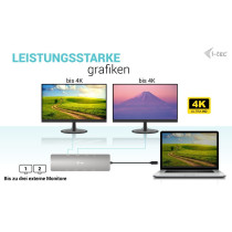 i-tec Metal Nano USB-C Dock - 2×HDMI, 100W Power Delivery, Silver, Dual Display, USB 3.2 Gen1
