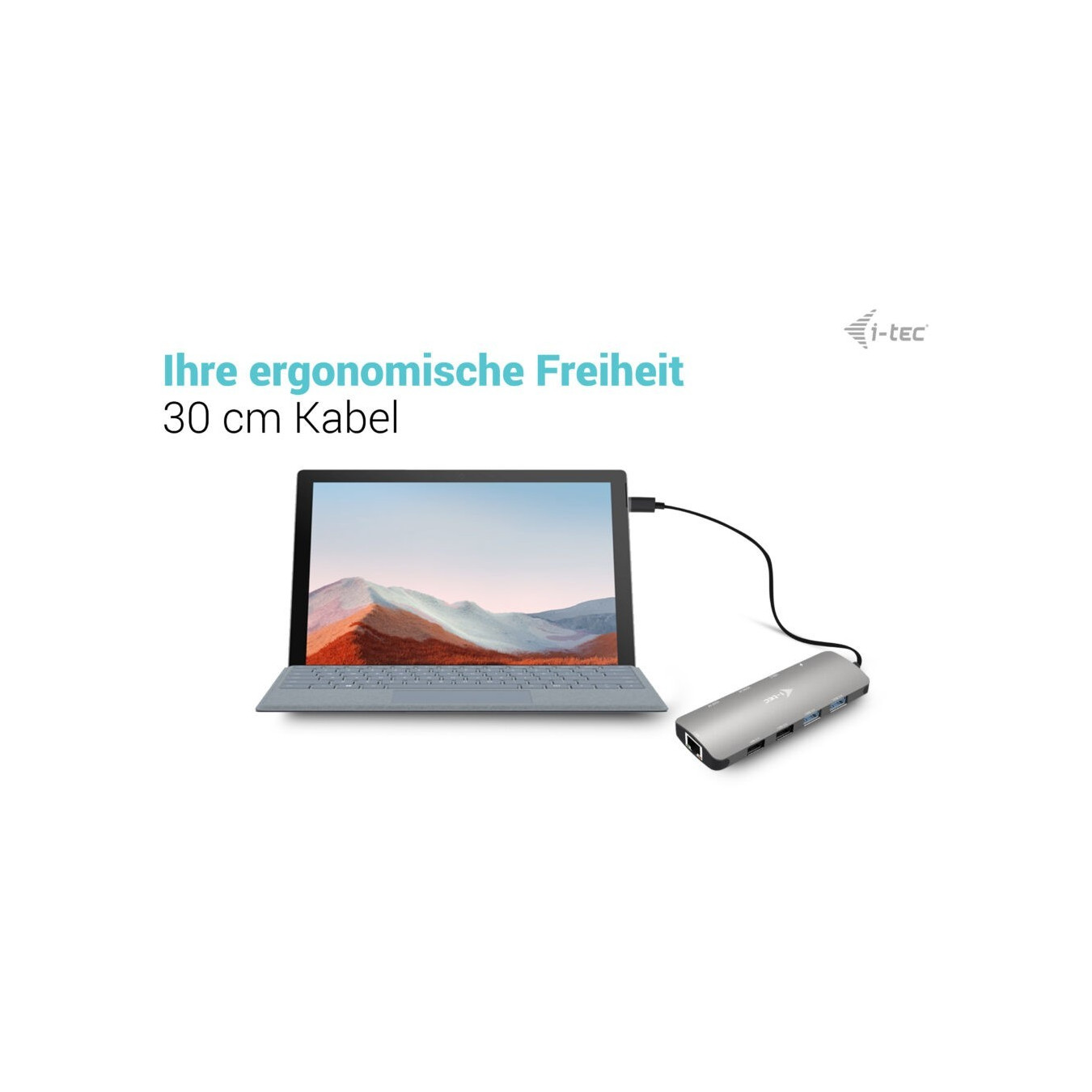 i-tec Metal Nano USB-C Dock - 2×HDMI, 100W Power Delivery, Silver, Dual Display, USB 3.2 Gen1