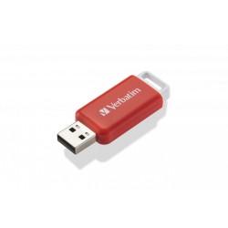 Buy Verbatim DataBar USB 2.0 Flash Drive - 16GB - Red (Slide, USB-A) in Cyprus, Nicosia, Limassol, Larnaka, Pafos