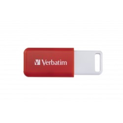 Buy Verbatim DataBar USB 2.0 Flash Drive - 16GB - Red (Slide, USB-A) in Cyprus, Nicosia, Limassol, Larnaka, Pafos