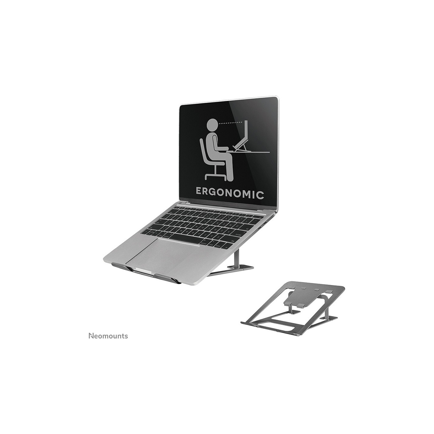 Laptop-Ständer - Grau. faltbar. 5KG NSLS085GREY Neomounts — Buy in Cyprus with Fast Delivery