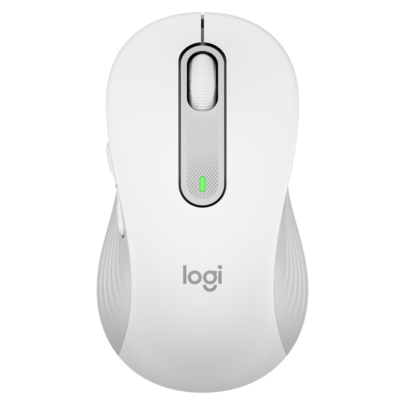 Logitech Signature M650 L for Business - Right-Hand Wireless Mouse - White, 5 Buttons, Bluetooth & Bolt USB Receiver
