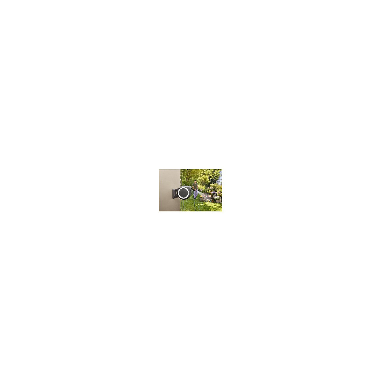 Gardena Wand-Schlauchbox RollUp M L. 25 m. weiß — Buy in Cyprus with Fast Delivery