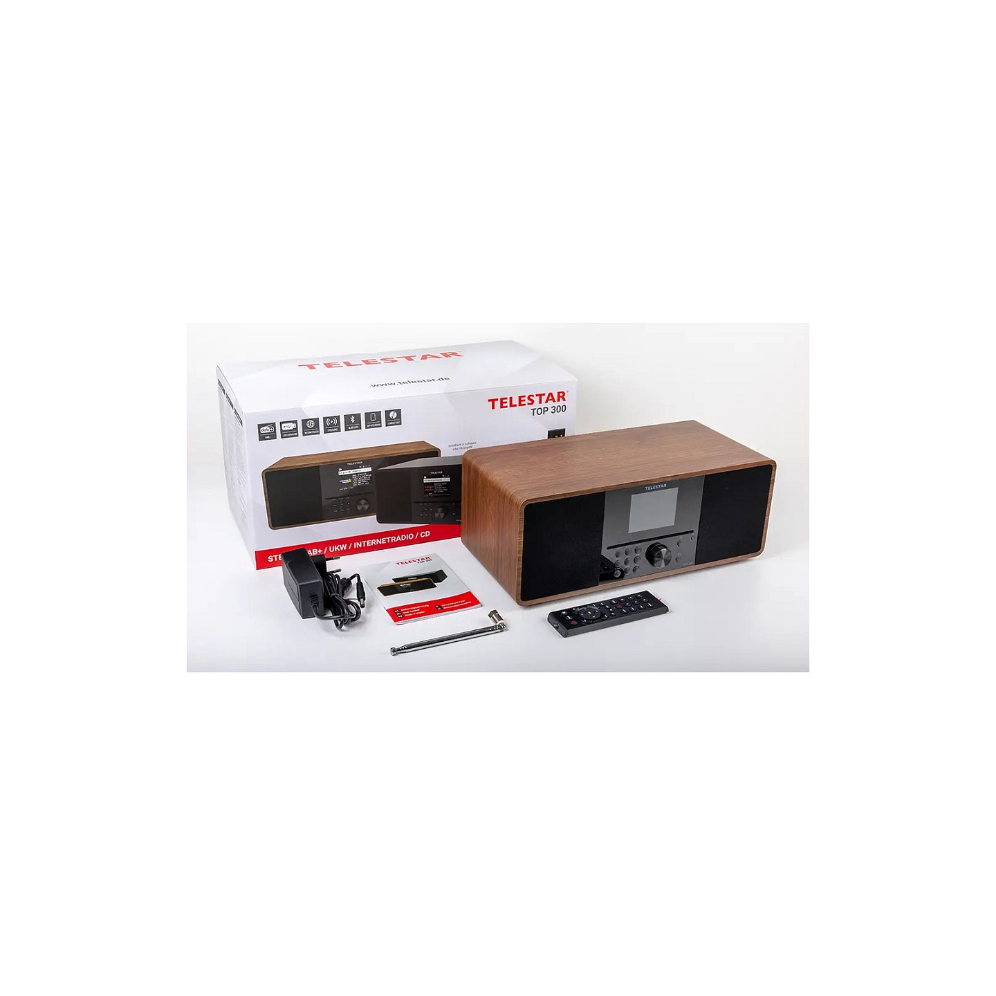 TELESTAR TOP 300 Holz Multifunktionsradios Stationär — Buy in Cyprus with Fast Delivery