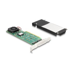 PCI Express x8 Karte zu 2 x intern NVMe M.2 Key M mit RAID - Low Profile Formfaktor — Buy in Cyprus with Fast Delivery