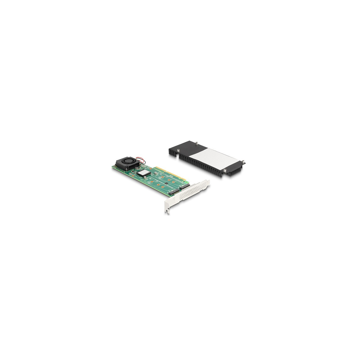 PCI Express x8 Karte zu 2 x intern NVMe M.2 Key M mit RAID - Low Profile Formfaktor — Buy in Cyprus with Fast Delivery