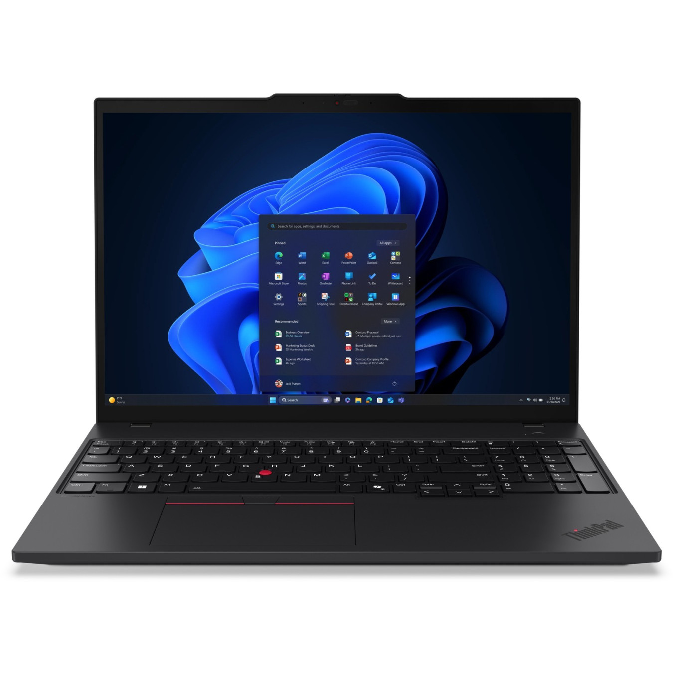 Lenovo ThinkPad T16 Gen 4 - CU5-225U - Black, Intel Core Ultra 5 225U 4.8GHz, 16GB RAM, 512GB SSD, 16-inch WUXGA