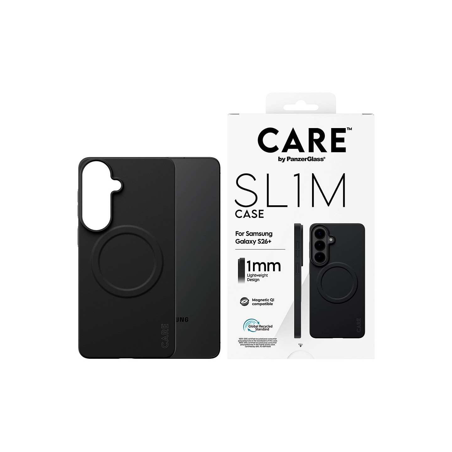 PanzerGlass CARE SL1M Case Schwarz Samsung Galaxy S26+ — Buy in Cyprus with Fast Delivery