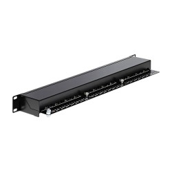 Delock 19? Patchpanel 24 Port Cat.6 schwarz — Buy in Cyprus with Fast Delivery