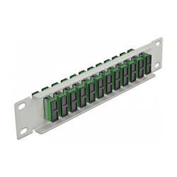 Delock 10? LWL Patchpanel 12 Port SC Duplex grün 1 HE grau — Buy in Cyprus with Fast Delivery