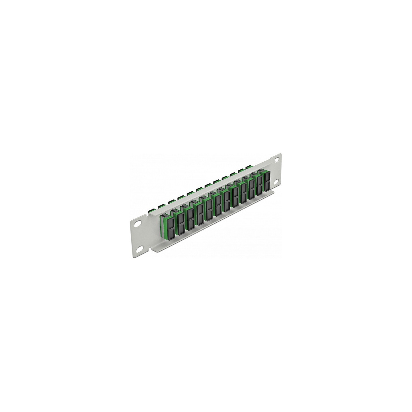 Delock 10? LWL Patchpanel 12 Port SC Duplex grün 1 HE grau — Buy in Cyprus with Fast Delivery