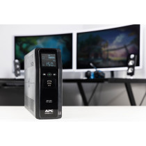 APC Back-UPS Pro BR1200SI - 1200VA/720W Line-Interactive UPS, 8×IEC C13, AVR, Sine Wave, USB A+C, LCD (Black)