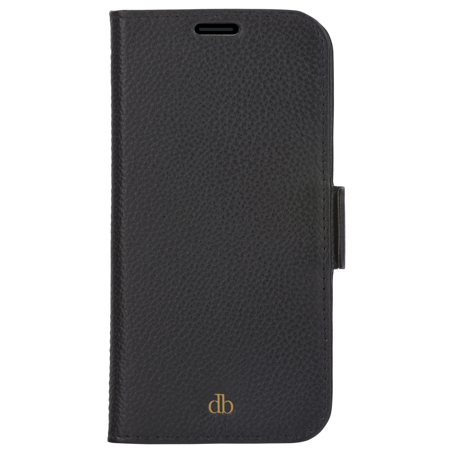 dbramante1928 New York - Flip-Hlle fr Mobiltelefon - 2-in-1 - Vollnarbenleder - Night Black - fr Apple iPhone 11. XR