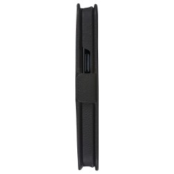 dbramante1928 New York - Flip-Hlle fr Mobiltelefon - 2-in-1 - Vollnarbenleder - Night Black - fr Apple iPhone 11. XR