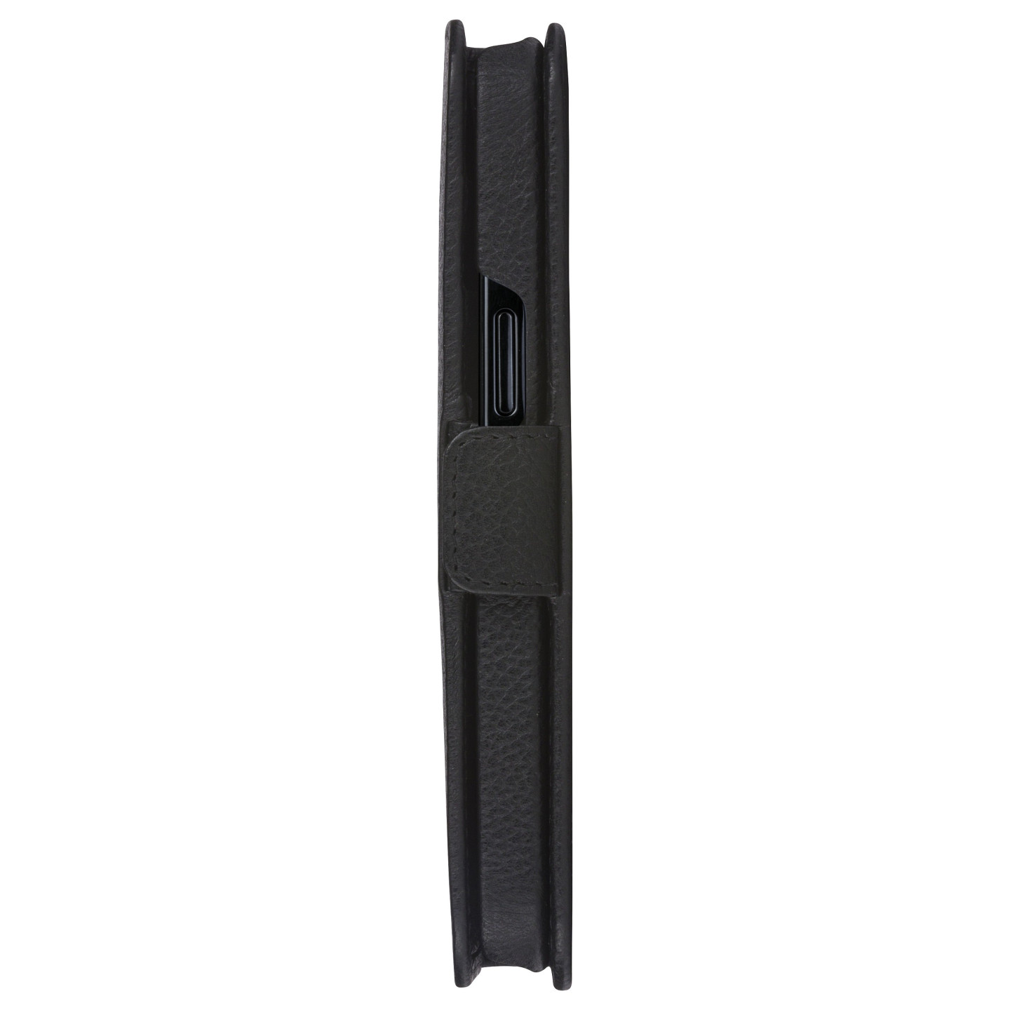 dbramante1928 New York - Flip-Hlle fr Mobiltelefon - 2-in-1 - Vollnarbenleder - Night Black - fr Apple iPhone 11. XR