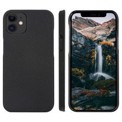 dbramante1928 New York - Flip-Hlle fr Mobiltelefon - 2-in-1 - Vollnarbenleder - Night Black - fr Apple iPhone 11. XR
