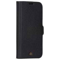 dbramante1928 New York - Flip-Hlle fr Mobiltelefon - 2-in-1 - Vollnarbenleder - Night Black - fr Apple iPhone 11. XR